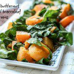 butternut squash with greens
