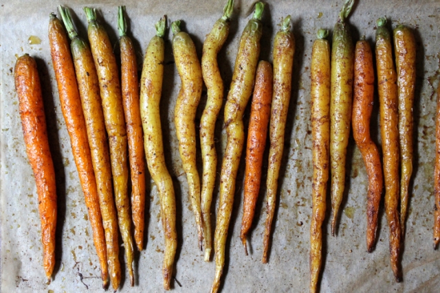 curry roasted baby carrots