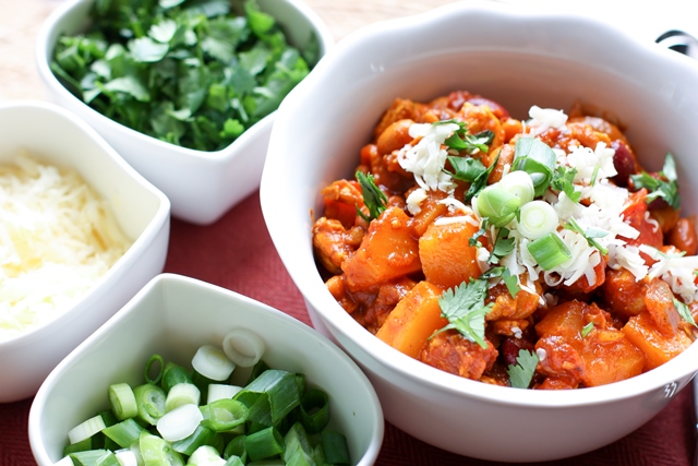 Chipotle Chili with Tempeh and Butternut Squash 
