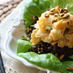 Easy Butternut Squash noodles with lentils