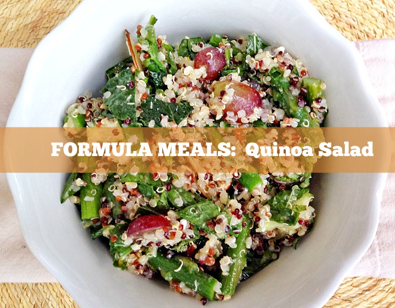 Formula Meals: Quinoa Salad..learn the formula to make simple, healthy quinoa salads! Perfect for lunch or easy weeknight dinner!