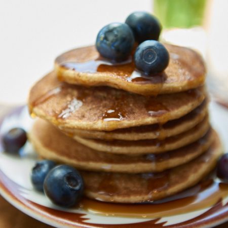 banana peanut butter pancakes
