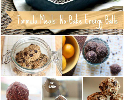 Formula Meal: no-bake energy balls are a favorite snack! healthy, gluten free and no added sugars! Learn how to make them yourself in a few easy steps! @danielleomar