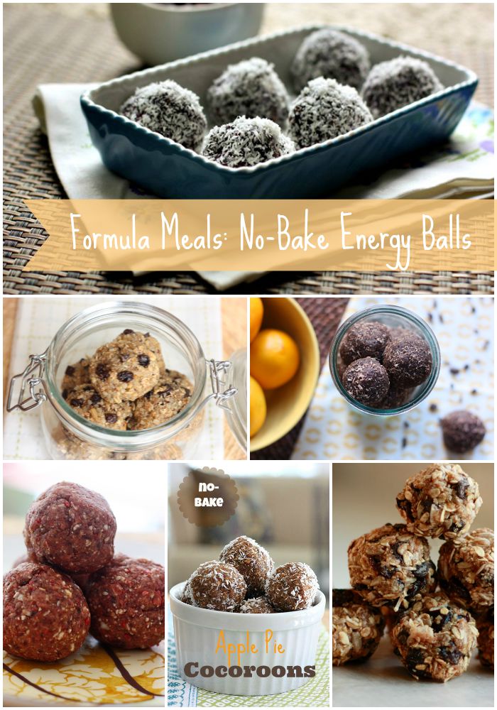 Formula Meal: no-bake energy balls are a favorite snack! healthy, gluten free and no added sugars! Learn how to make them yourself in a few easy steps! @danielleomar 