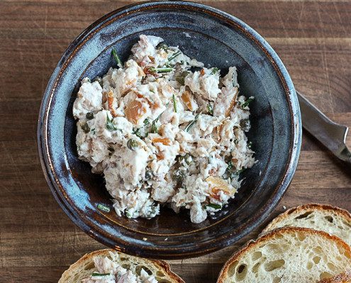 Smoked Trout Dip recipe for Superbowl fun!