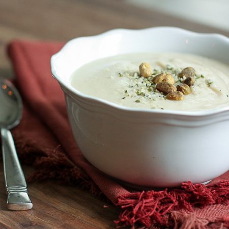 lemony cauliflower soup