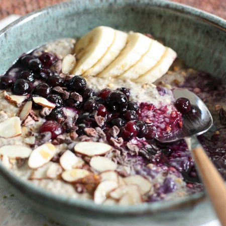 Almond Cardamom Buckwheat Chia Pudding