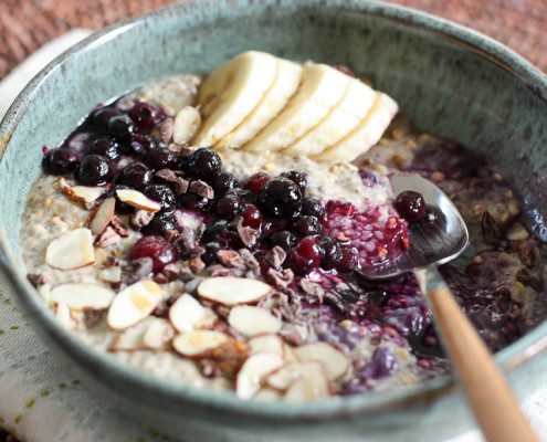 Almond Cardamom Buckwheat Chia Pudding