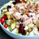 Simple canned salmon salad