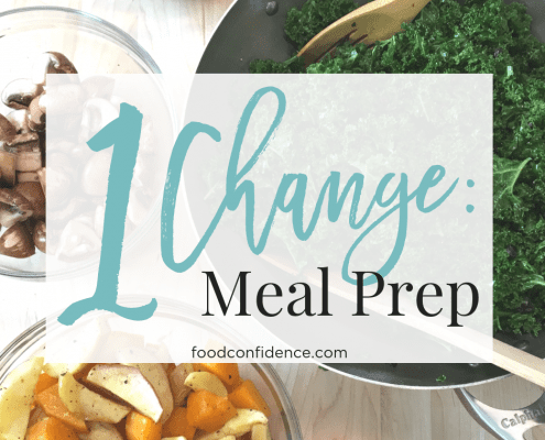 One Change: Meal Prep