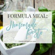 Formula Meal: Homemade Pesto