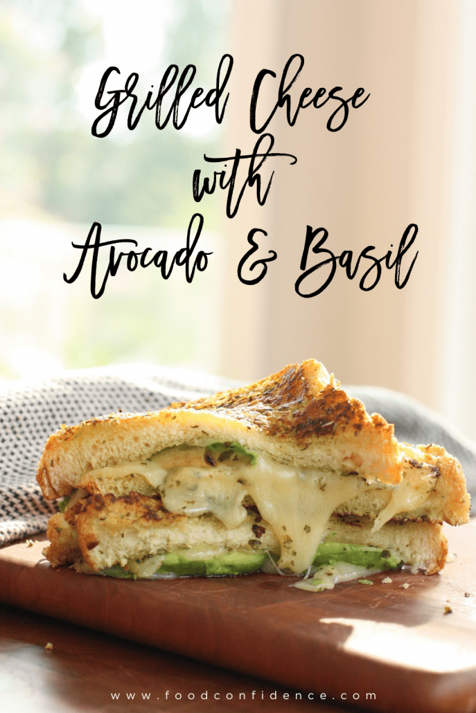 Grilled Cheese with Avocado & Basil
