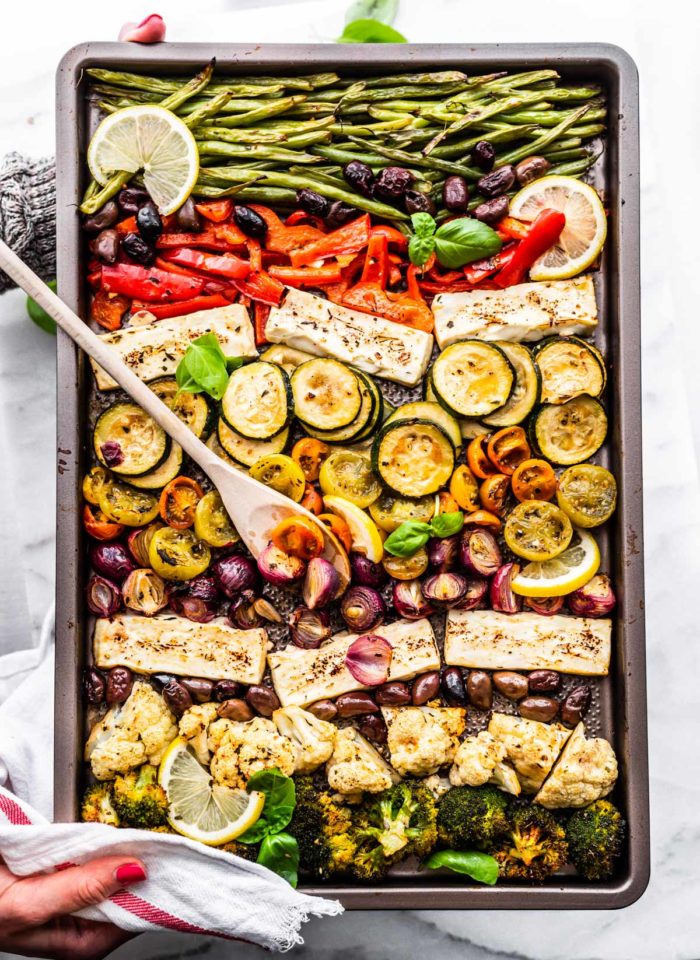 Greek Sheet Pan Roast Vegetables