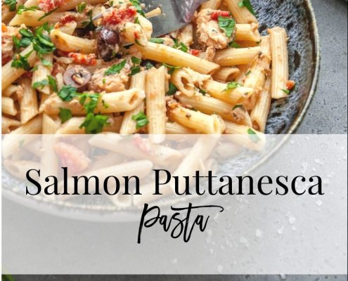 Salmon Puttanesca Blog Graphic