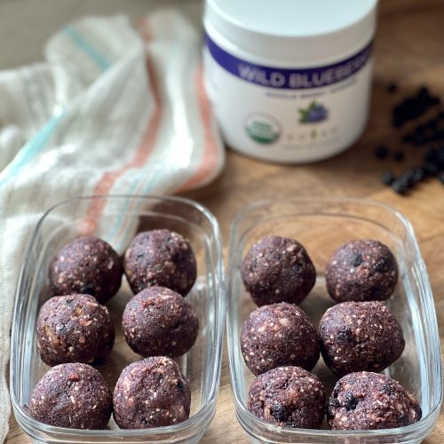 Koyah Wild Blueberry Lemon Lavender Energy Ball